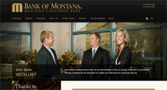 Desktop Screenshot of bankofmontana.com